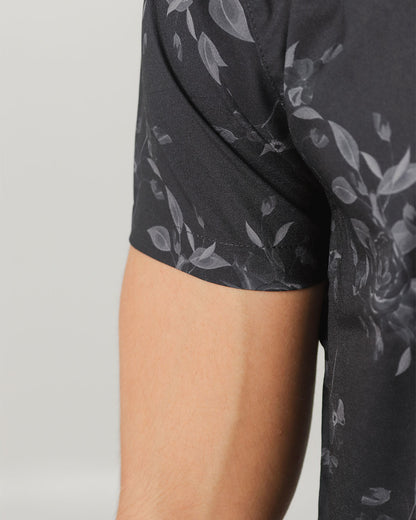 Camisa Alaise Rosas Grises